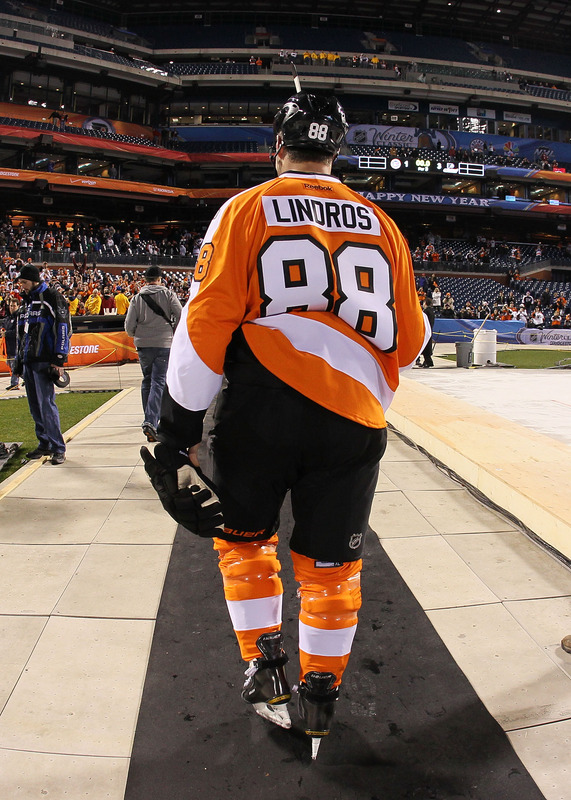 Eric Lindros Philadelphia Flyers Winter Classic Alumni Game